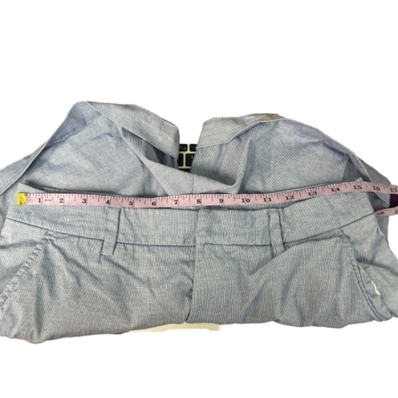 H&M Pin Striped Feminine Polished Sophisticated Academia Beach Womens Shorts 8 - Picture 5 of 6